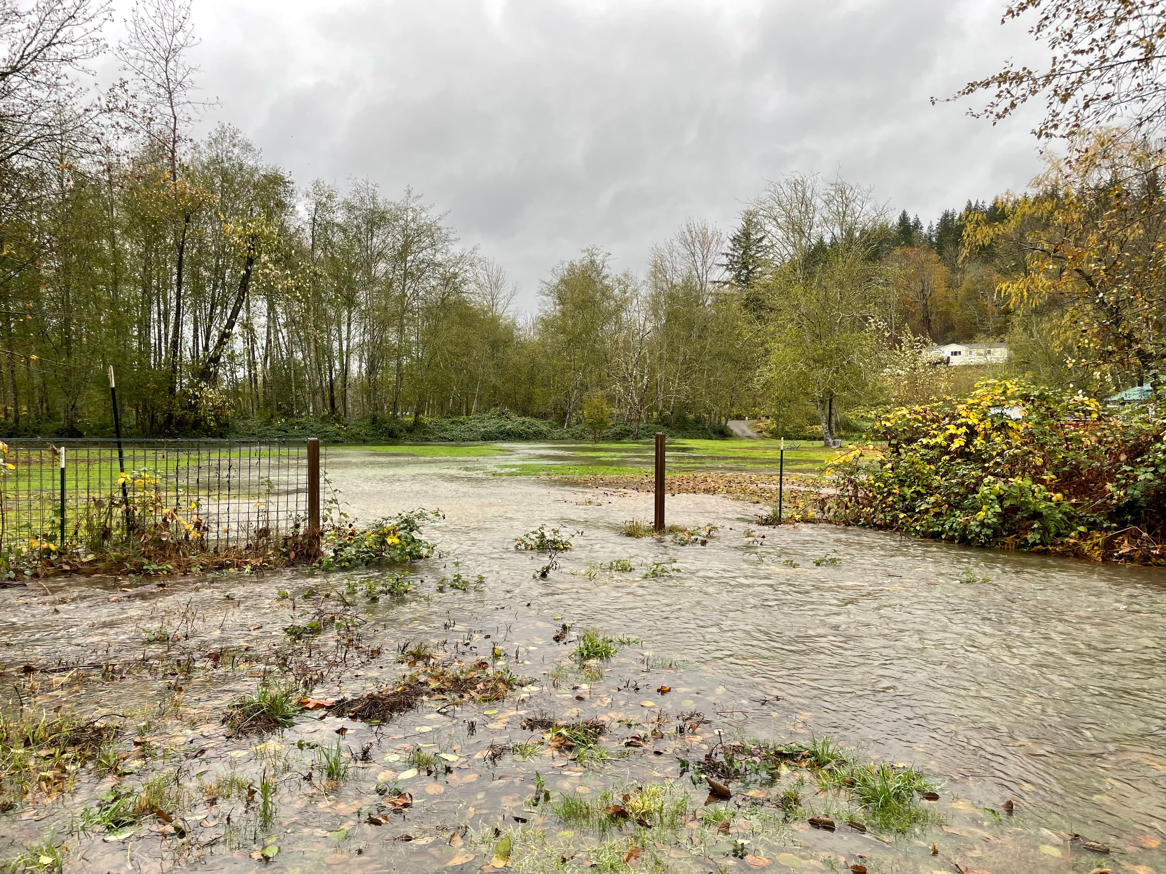 Flooding along the Highway 2 corridor in Snohomish County
