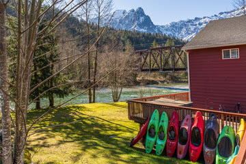 The Outdoor Adventure Center in downtown Index, WA