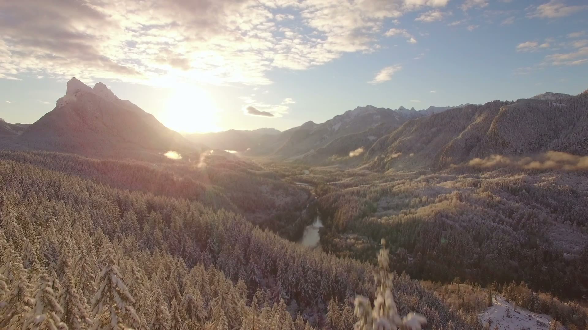 Mountain views along the Skykomish Valley